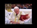 Misa de Nochebuena SS Juan Pablo II - (San Pedro, El Vaticano) - Navidad de 1997