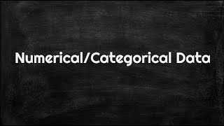 Numerical/Categorical Data Slides Profile