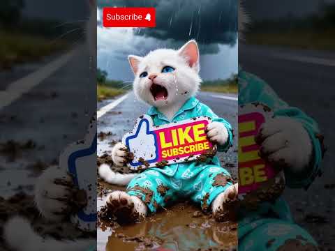 ابوه وامه خدعوه وسابوا القط ليو لوحده فى البيت قطة قطط مضحكة ذكاء اصطناعي  