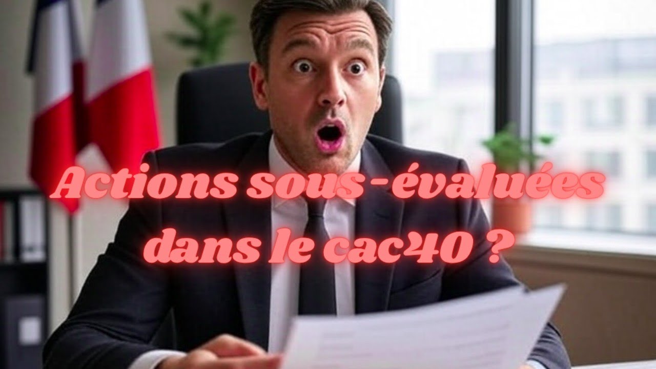 Actions sous-évaluées dans le CAC40 ? #trading #bourse #investing - YouTube