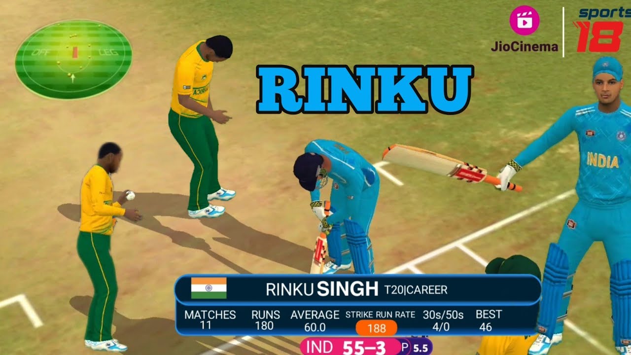 Rinku Singh T20 Career Ka Best Inning 68 Runs Highlight||India vs South ...
