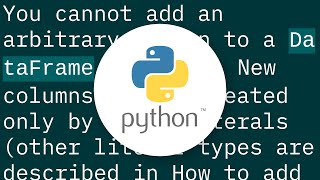 How do I add a new column to a Spark DataFrame (using PySpark)?