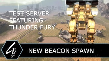 War Robots - NEW BEACON SPAWN - Test Server