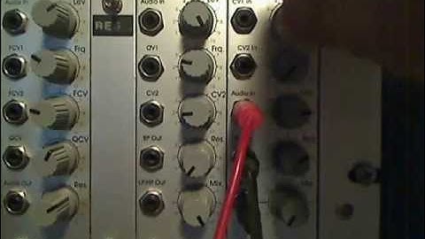 Doepfer A-106-5 Filter demo