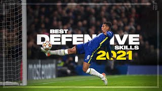 Crazy Defensive Skills & Fearless Tackles #5 | 2021/22 | HD