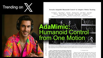 AdaMimic: Humanoid Control from One Motion