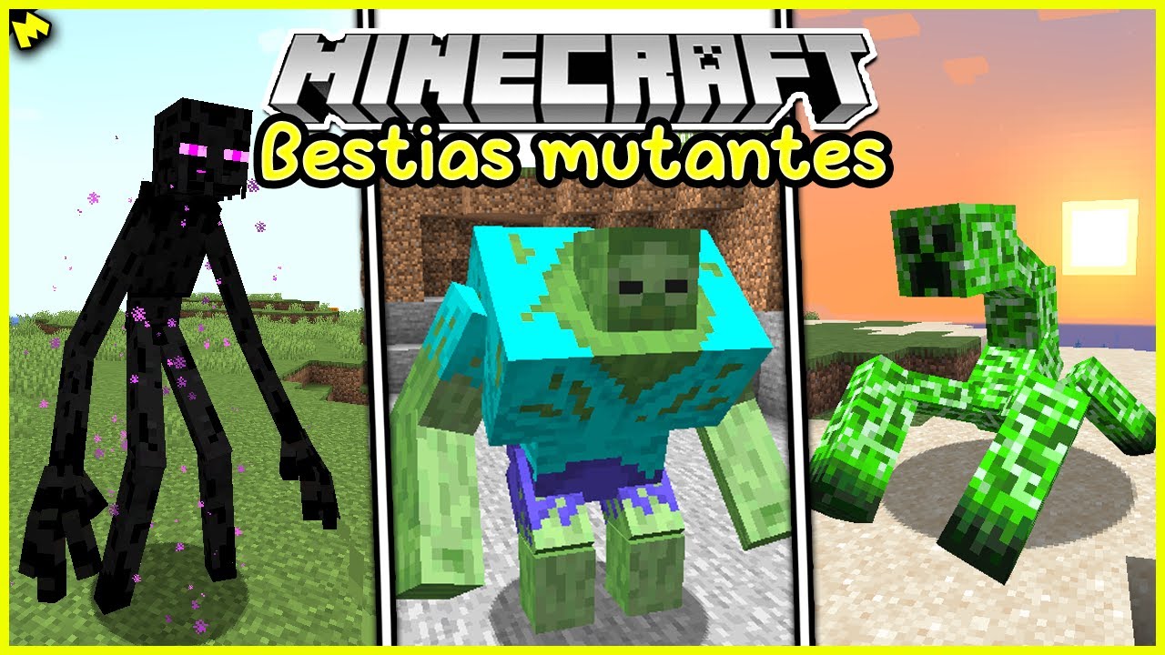👉ÉPICO MOD de MONSTRUOS MUTANTES (1.21.1 ~ 1.20.1) - YouTube