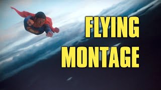 Christopher Reeve Superman Flying Montage