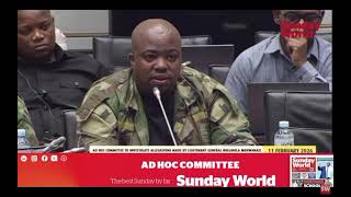 Controversial security expert Paul O'Sullivan testified before the parliamentary ad hoc committee