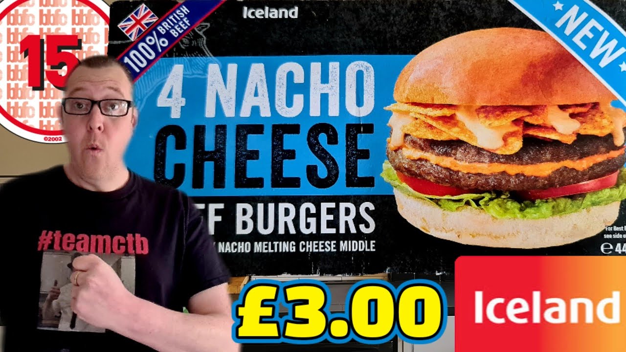 Nacho Cheese Burgers | From Iceland | Supercool Review