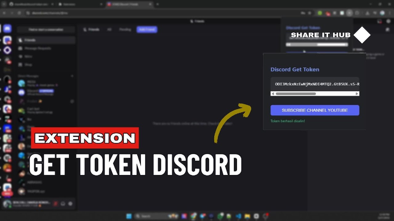 Extension Discord Get Token To Using Bot Discord YouTube Extension discord get token to using bot discord youtube