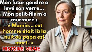 Lors dîner , mon futur gendre a levé son verre…Mon petit-fils m’a murmuré :“Mamie… enquête sur lui “