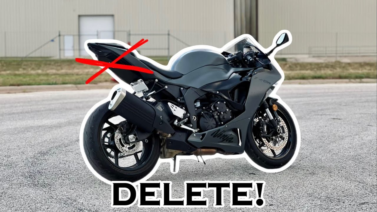 2025 ZX6R Tail Tidy Install