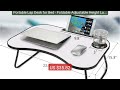 Portable Lap Desk for Bed - Foldable Adjustable Height Laptop Stand... — Top Rated 2026 | Buy Now!