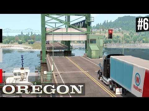 Oregon Astoria Yolunda Açılabilir Köprü - American Truck Simulator 6. Bölüm