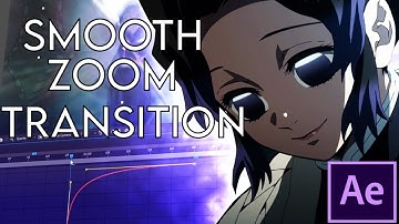 Smooth null zoom transition - After Effects AMV Tutorial (Free project file)
