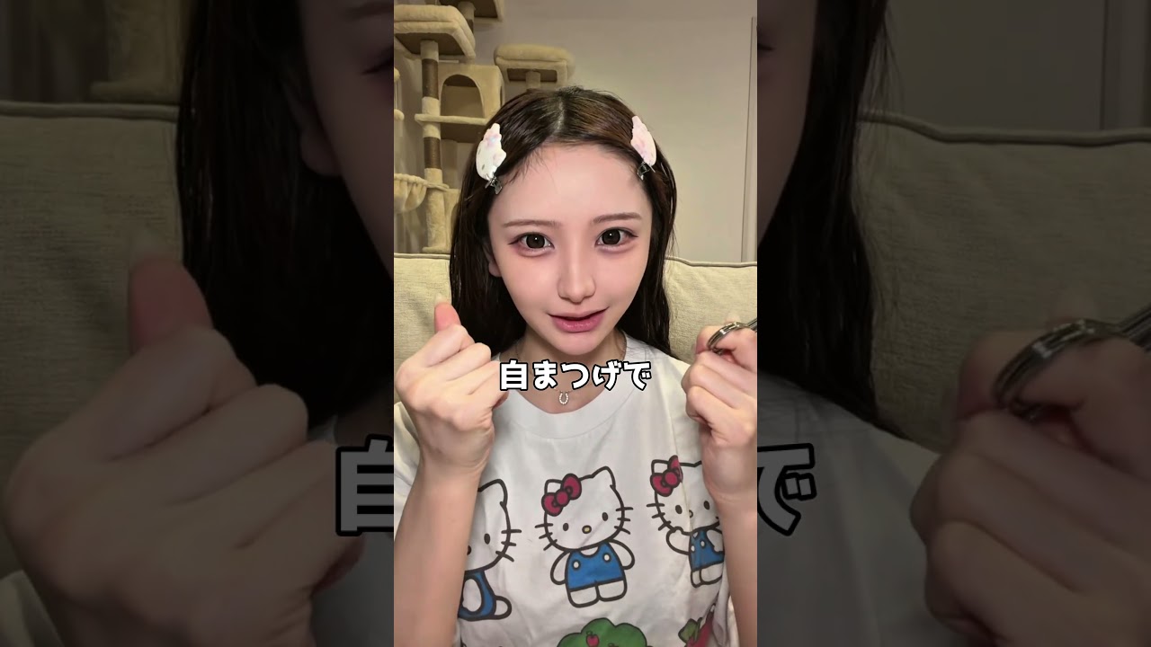 流行りのピンク髪に似合うメイクと髪型やってみたよ💕ピンク髪でこの髪型にするの個人的にめっちゃ雰囲気でる！ #shorts
