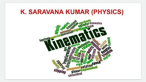 Kinematic equation in circular motion