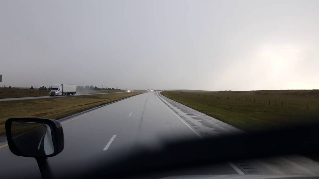 BigRigTravels Kimball, NE to Cheyenne, WY Rain Storm [I80] (8/2/16