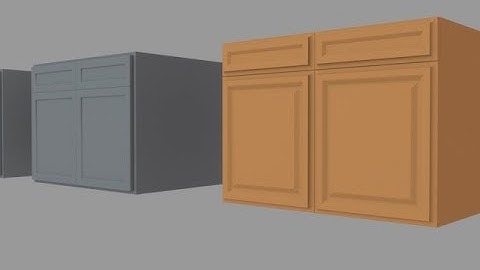 KITCHEN CABINET Modeling Tutorial for beginners Autodesk 3D MAX