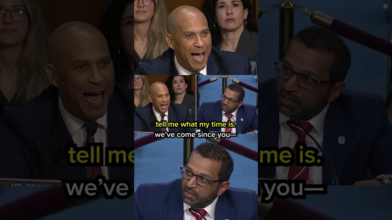 Sen Booker And FBI Director Break Into SHOUTING MATCH