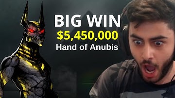 Yassuo Hits BIGGEST WIN Ever on Hand of Anubis with $5,450,000