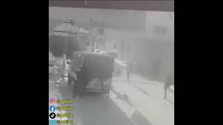 مداهمة امنية باستخدام شاحنة(ديانا) ب محافظة #اربد بمنطقة صمّا!