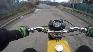 1976 CZ 250 Sport Twin 471 Short Test Drive