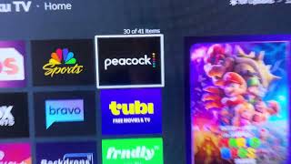 Peacock didn’t change their logo on the app and on the screen yet!￼