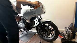 Front fairing demounting.  BMW  K75 Rebuild project.  part_1