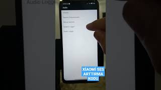 Xiaomi ses arttırma kodu 2022!! #xiaomi #xiaomiseskodu #miui12 #miui13