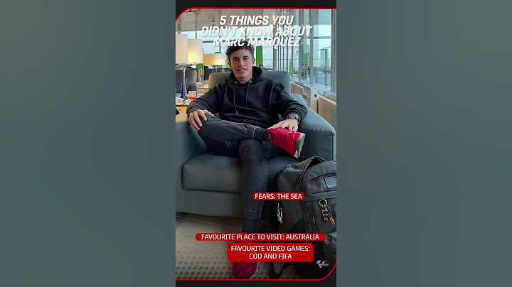5 things you didn't know about Marc Márquez