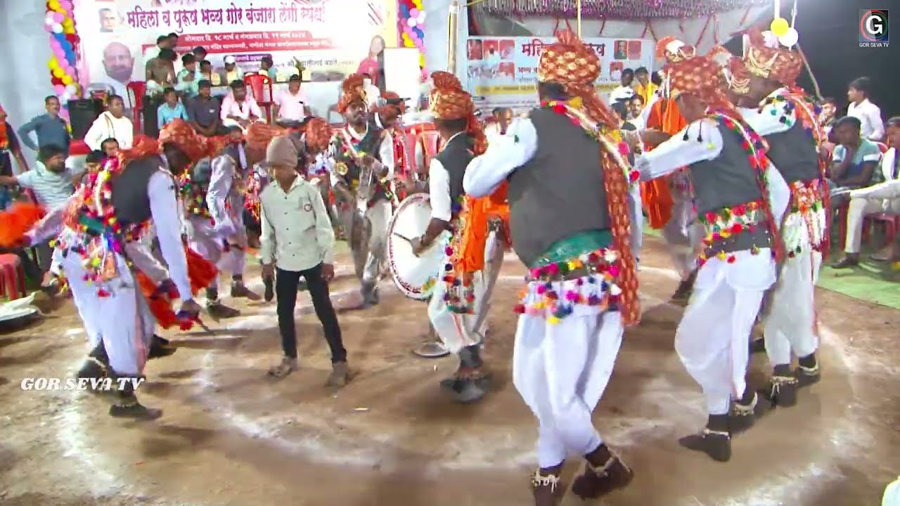 Jay Sevalal Lengi Mandal Varoli | पुरुष व महिला बंजारा लेंगी स्पर्धा स्वप्न नगरी पुसद । New Lengi