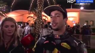 Information F1 2016 Bahrain - Daniel Ricciardo - Post Race Interview Update