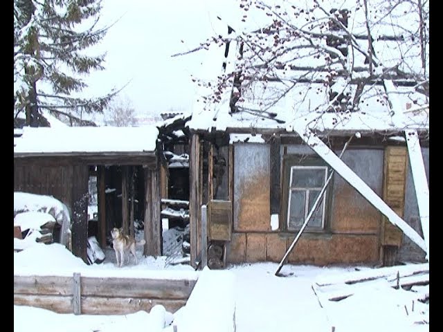 На днях в Серове горел дом по улице Крестьянская