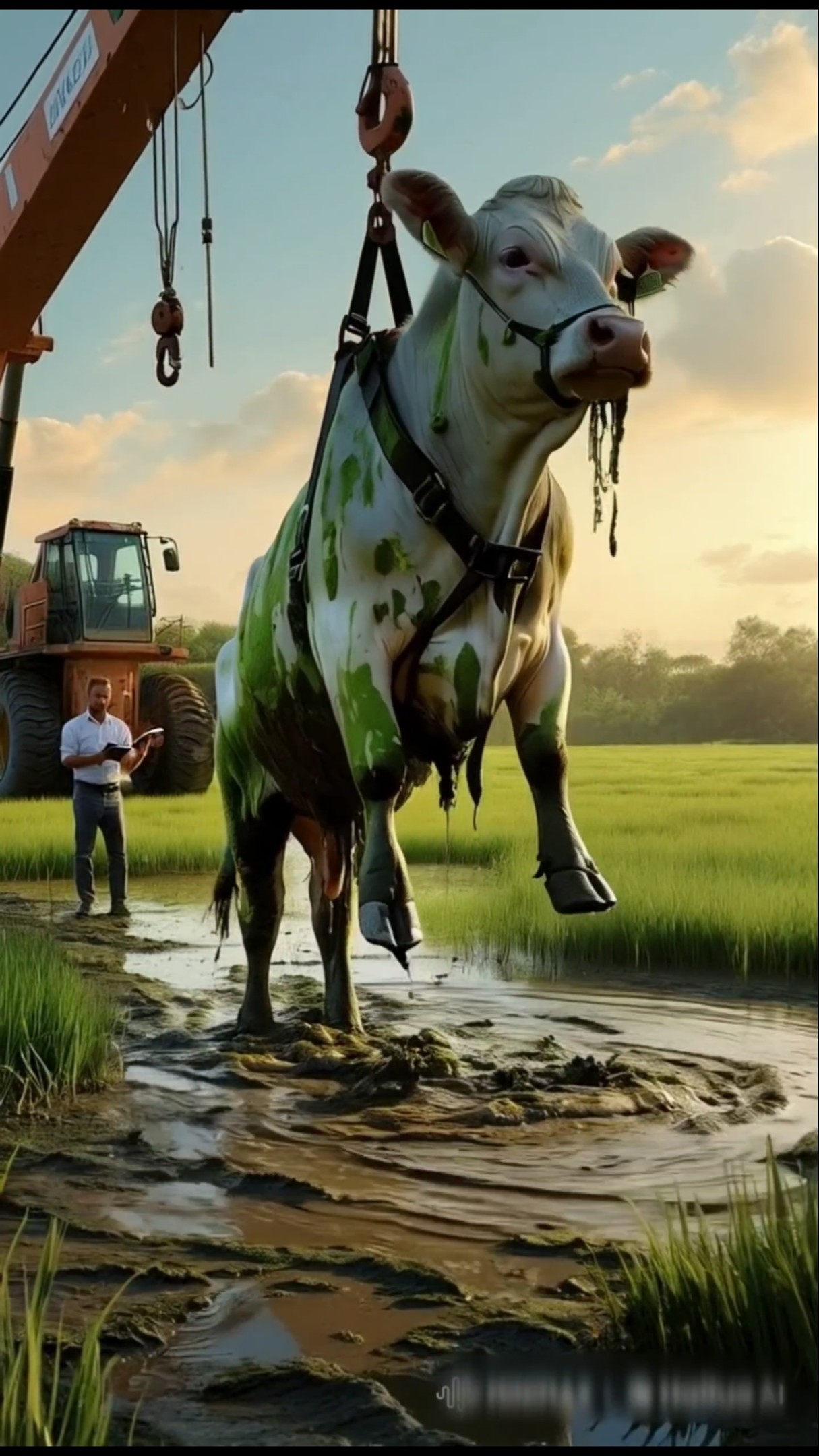 गाय फंसी कीचड़ में       #shortsvideo