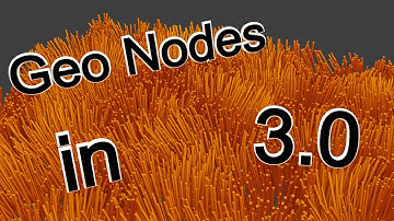 Quick Wavy Grass in Blender 3.0 (Geometrynodes)