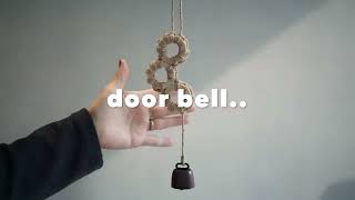 [한국예술마크라메협회본원 손재주공장]  Macrame Door bell 🔔 도어벨