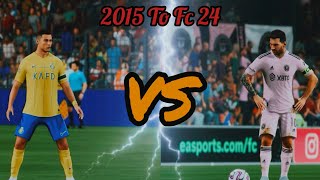 Free Kick Messi VS Ronaldo From FIFA 2015 to FC 24