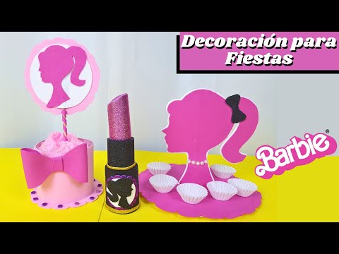 Decoración de barbie 💅  Decoracion de barbie, Piñatas de barbie
