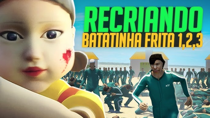 Batatinha Frita 1,2,3 - Recriei o JOGO da série Round 6 na Unreal Engine 5!  