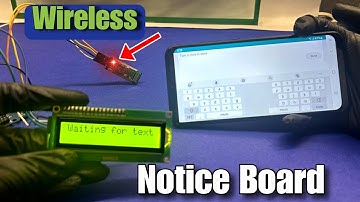 DIY Wireless Notice Board with Arduino & Bluetooth 📢 | Step-by-Step Tutorial