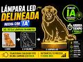 Crea Lámparas LED Personalizadas con IA | Ahorra Horas de Diseño