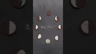 MOON PHASE STOPMOTION WITH @OREO #shorts