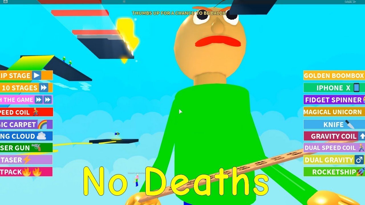 No Deaths Escape Baldi Baldy Baldy Baldy Baldy Baldy Roblox Map Youtube - escape baldi baldy baldy baldy baldy baldy roblox