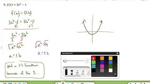 Notes 5.1 One-to-One and Inverse Functions