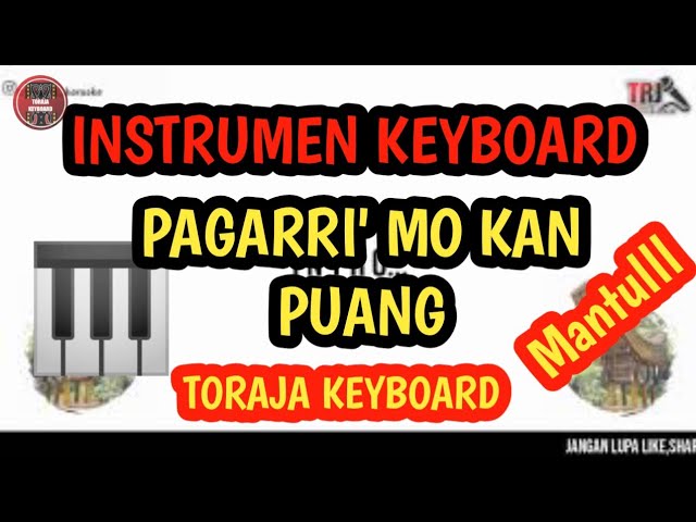 Chord Patonganna Pagarri' Mokan Puang, Keyboard Electone(tanpa vocal karaoke)✔️ - YouTube