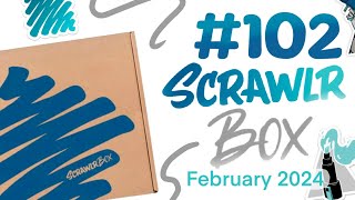 🎉it's so BEAUTIFUL🤩🎨Scrawlrbox February 2024 UNBOXING!! 📦