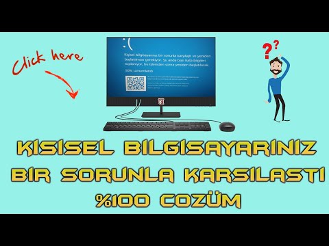 Kişisel Bilgisayarınız Bir Sorunla Karşılaştı Hatası %100 Çözüm