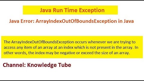java lang ArrayIndexOutOfBoundsException error in java